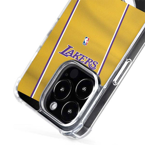 NBA Los Angeles Lakers Jersey iPhone 15 Pro MagSafe Case